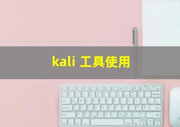 kali 工具使用